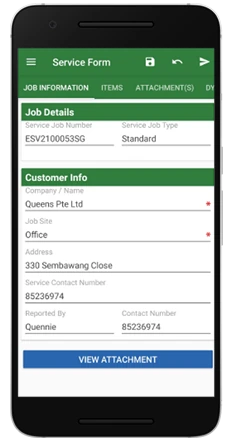 Mobile Job Servicing